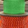 Heli-Tube 3/8 In. OD X 50FT Spiral Wrap Orange UV Resistant Polyethylene HT 3/8 C OR UV-50
